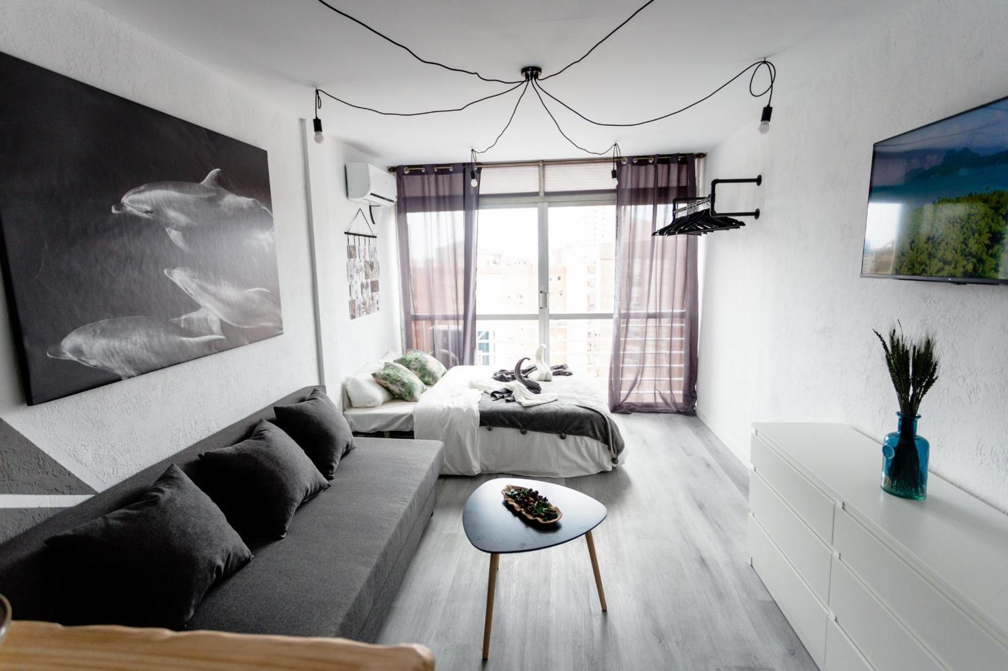 Great Panoramic View Studio Apartment Benidorm Zewnętrze zdjęcie
